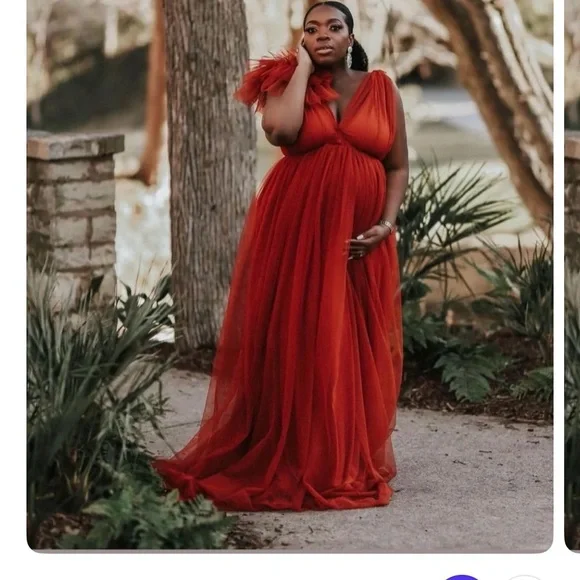 Elegant SKY BLUE Tulle Gown - Picture 1 of 2